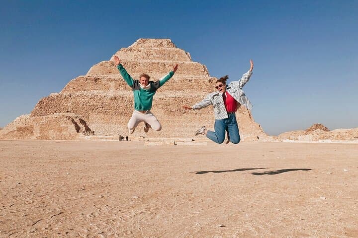 Full-Day Giza Pyramids, Saqqara & Memphis Tour — Camel Ride, Step Pyramid and Ramses II