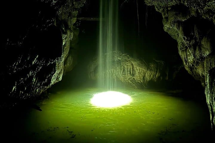 Night-Time Charco Azul & Cuevas Arenales Cave and Waterfall Adventure in Puerto Rico photo 3