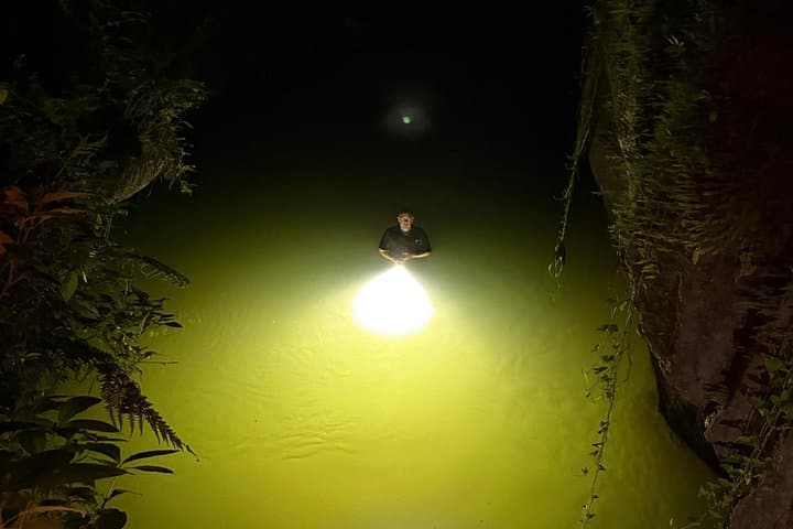 Night-Time Charco Azul & Cuevas Arenales Cave and Waterfall Adventure in Puerto Rico photo 4