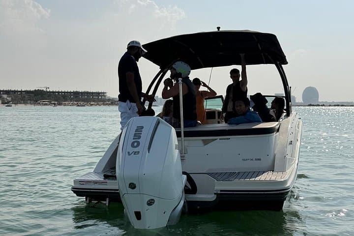 Abu Dhabi Private Sea Ray Boat Tour & Island Escape from Yas Marina photo 2