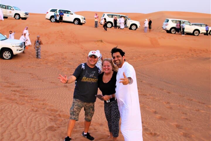 Abu Dhabi Desert Safari Evening: Dune Bashing, Camel Ride & Bedouin BBQ photo 3