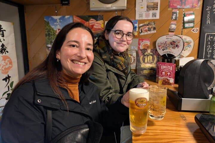 Izakaya and Bar Hopping Around Aomori Station — Private 3-Hour Nightlife Tour