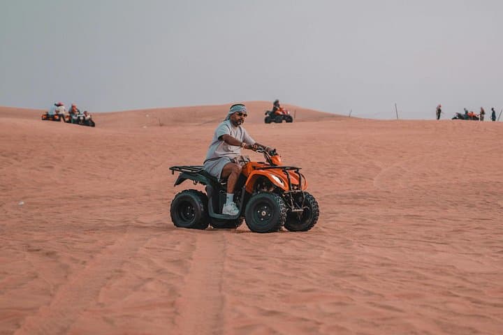 Dubai Desert Safari: 60-Minute ATV Quad Ride, Camel Ride & BBQ Under the Stars photo 2