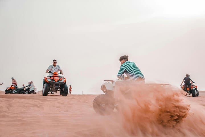 Dubai Desert Safari: 60-Minute ATV Quad Ride, Camel Ride & BBQ Under the Stars photo 3