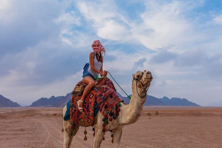 Sharm Desert Adventure: ATV Quad Ride, Camel Sunset & Bedouin BBQ Experience photo 2