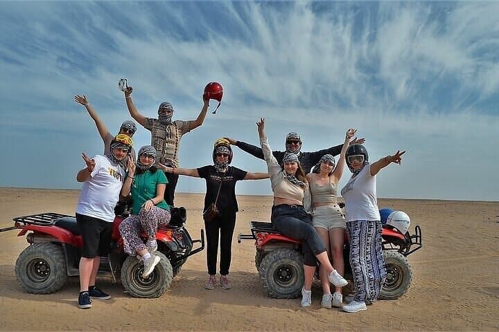 Sharm Desert Adventure: ATV Quad Ride, Camel Sunset & Bedouin BBQ Experience