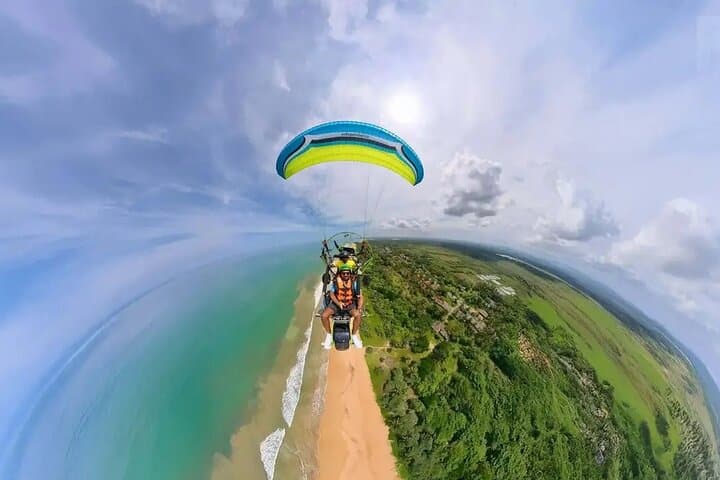 Paramotoring and Mangrove River Safari in Bentota: Coastal Flight and Wildlife Boat Tour photo 2