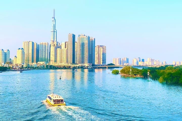 Saigon City Walking Tour: Notre-Dame, Riverside & Landmark 81 at Dusk
