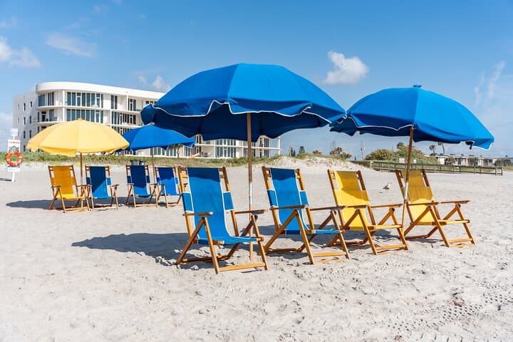 Cocoa Beach Chair & Umbrella Rentals — Shuttle, Food Hall Gift Card & Beach Comfort photo 2