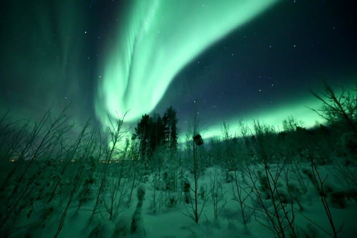Private Northern Lights Hunt from Rovaniemi — Kota Hut, Campfire & Hotel Transfers photo 2