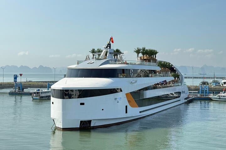 Ha Long Bay Luxury Day Cruise: 6-Star Pool, Buffet & Cave Exploration