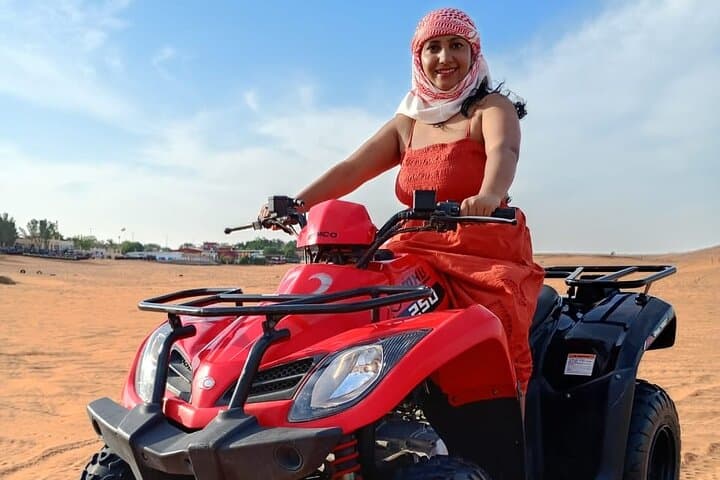 Morning Red Dunes Safari: Quad Biking, Dune Bashing & Camel Ride in Lahbab Desert photo 2