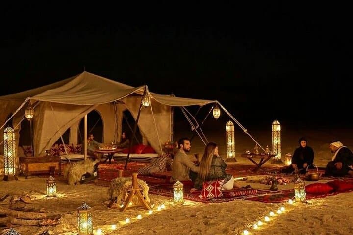 Overnight Agafay Desert: Camel Ride, Dinner & Deluxe Camp Stay photo 3