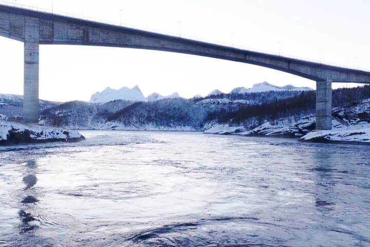Valnesfossen and Saltstraumen Snowshoe Tour from Bodø photo 5