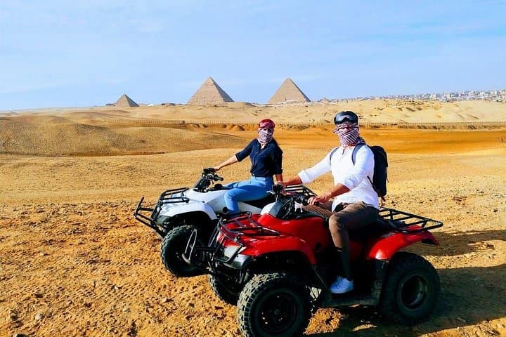 Sunset Quad Bike Ride Around Giza Pyramids: 60-Min Desert ATV Safari photo 1