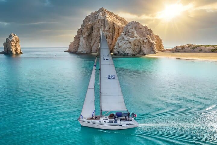 Cabo Private Sail and Snorkel: El Arco, Pelican Rock & Open Bar