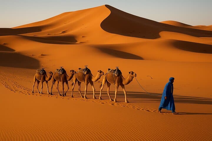 Marrakech to Fes: 3-Day Sahara Desert Tour, Camel Trek & Dune Camping photo 1