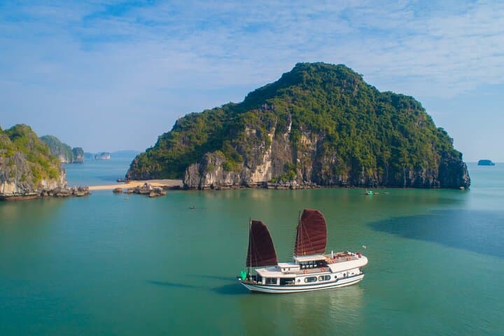 Two-Day Private Boutique Cruise Through Bai Tu Long Bay's Limestone Labyrinth