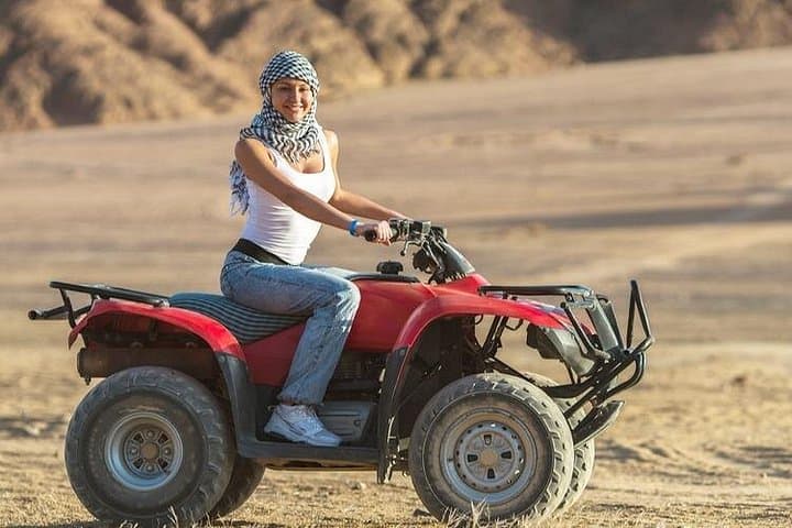 Marsa Alam Desert Quad & Camel Ride — Bedouin Village Evening Adventure