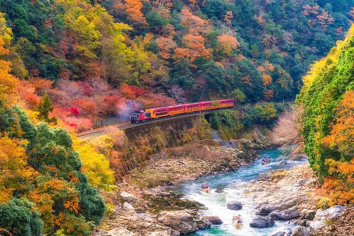 Sagano Romantic Train & Kiyomizudera Day Tour from Osaka: Scenic Rail, River & Temple Highlights