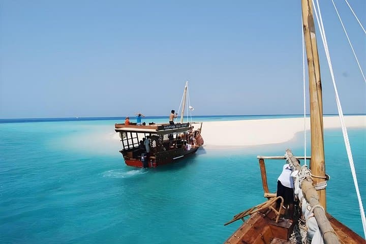 Nakupenda Sandbank Full-Day Boat Trip from Stone Town — Snorkel, Swim & Seafood