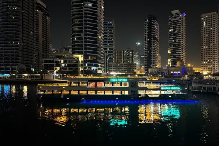 Rose Royale Mega Yacht Dinner Cruise on Yas Bay, Abu Dhabi