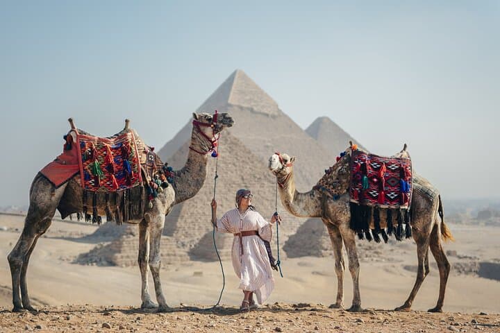 Giza Pyramids Private Tour: Quad Bike & Camel Ride with Egyptologist Guide
