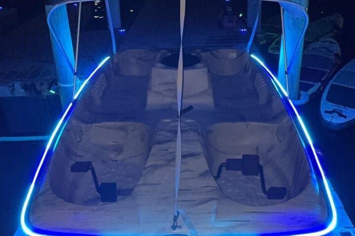 Glow-in-the-Dark Pedal Boats on OWA Lake: Nighttime Family Ride in Foley, AL photo 2