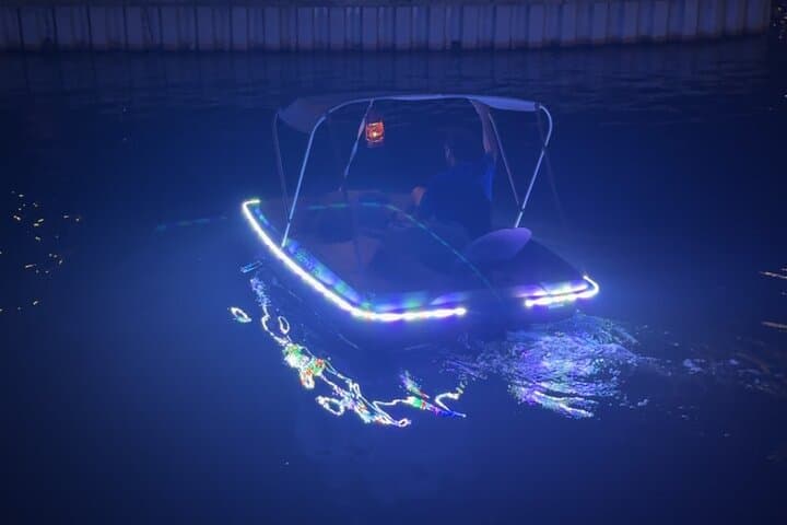Glow-in-the-Dark Pedal Boats on OWA Lake: Nighttime Family Ride in Foley, AL