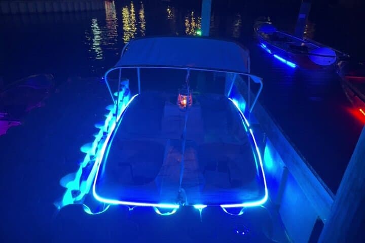 Glow-in-the-Dark Pedal Boats on OWA Lake: Nighttime Family Ride in Foley, AL photo 4