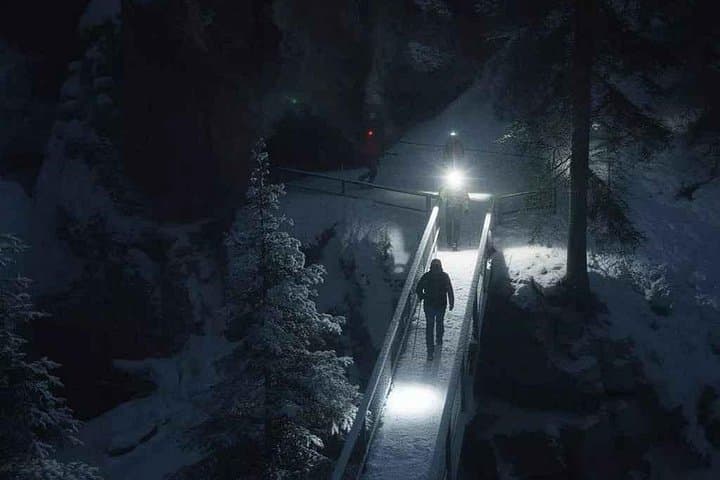 Johnston Canyon Night Walk & Stargazing — Frozen Falls and Milky Way Views in Banff photo 3