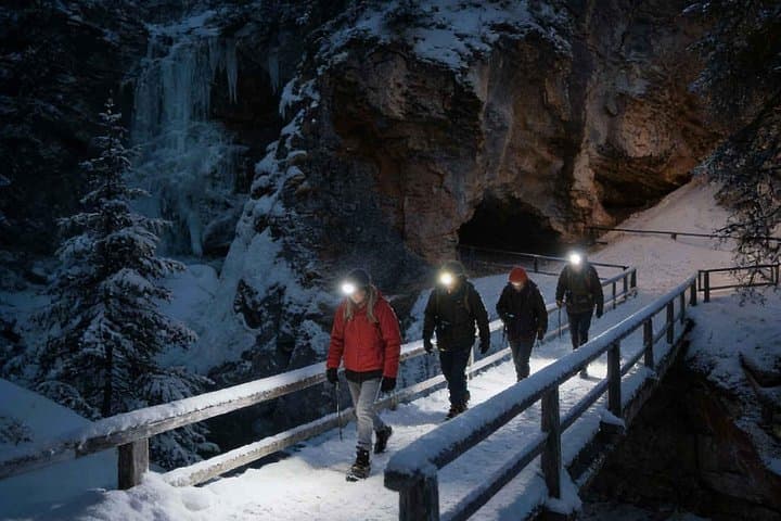 Johnston Canyon Night Walk & Stargazing — Frozen Falls and Milky Way Views in Banff photo 4