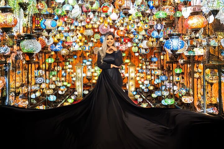 VIP Rooftop Flying Dress Photoshoot Over Istanbul’s Bosphorus photo 5