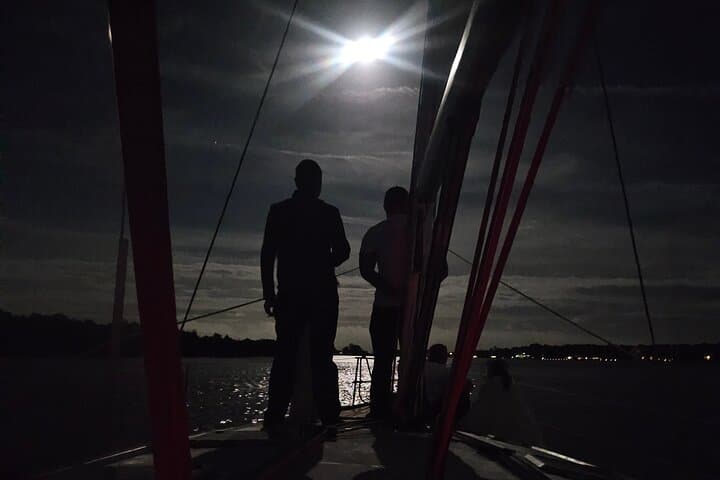 Charleston Moonlight Cruise on the Windchaser: 3-Hour Harbor Yacht Tour photo 2