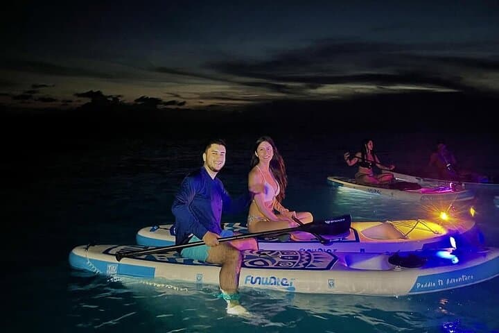 LED Night Paddleboard Tour in San Andrés Sea — Glow Paddle Experience photo 5
