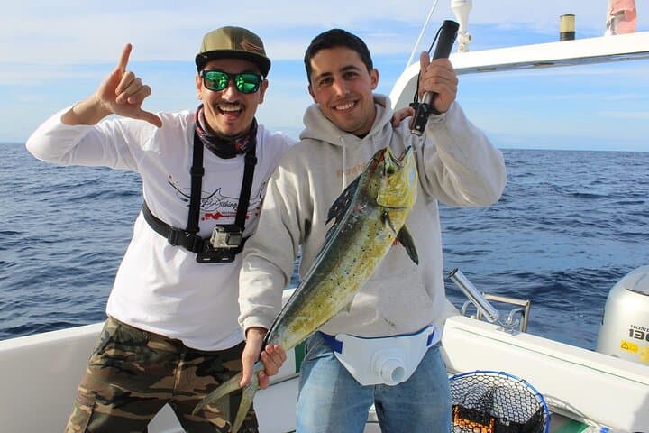 Ionian Fishing Charter from Catania: Guided Bonito, Bluefish & Sea Bass Trip