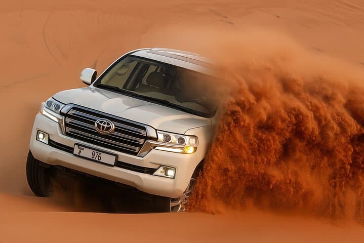 VIP Dubai Red Dune Desert Safari: 4x4 Dune Bashing, Camel Ride & BBQ Dinner