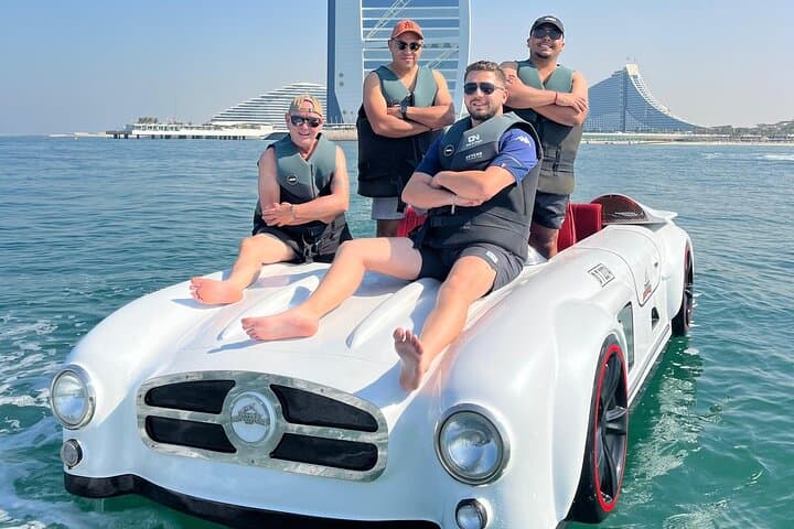 Dubai 4-Seater VIP Jet Car Ride to Burj Al Arab