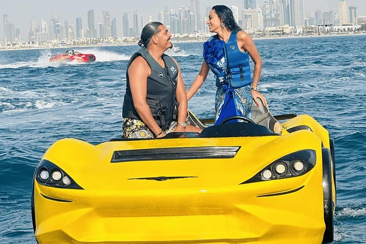 Dubai Jetcar Ride: 30-Min High-Speed Coastal Drive with Burj Al Arab Views photo 1