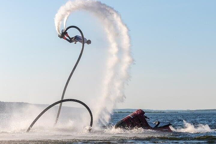 Flyboarding Dubai Marina: Soar Above the Water with Expert Instruction photo 3
