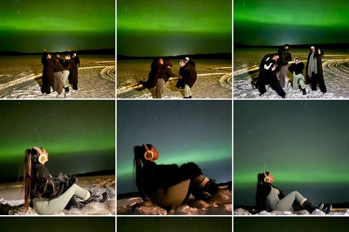 Authentic Lapland Northern Lights Experience at a Private Wilderness Cabin photo 3
