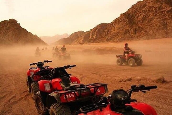 Hurghada Desert Quad Biking and Bedouin Village Evening Safari photo 1
