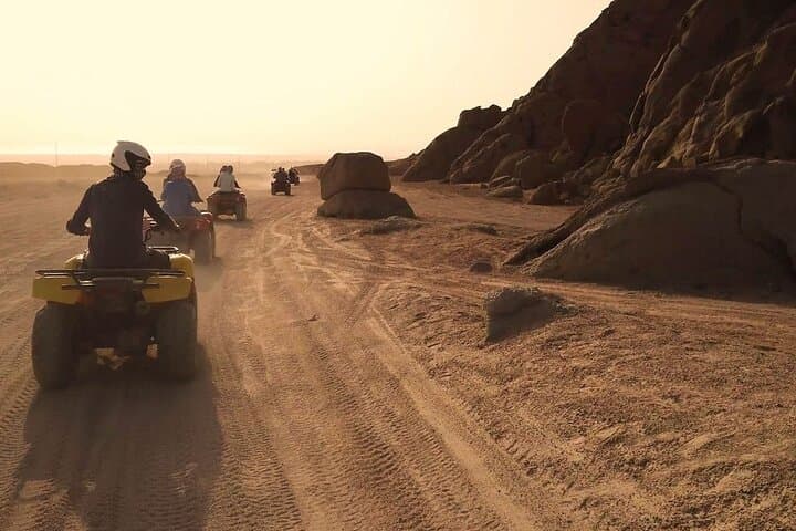 Hurghada Desert Quad Biking and Bedouin Village Evening Safari photo 2