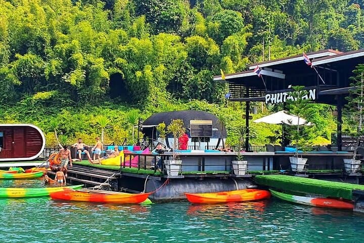 Khao Lak to Cheow Lan Lake: Full-Day Cruise, Kayaking & PhuTawan Floating Lunch photo 1