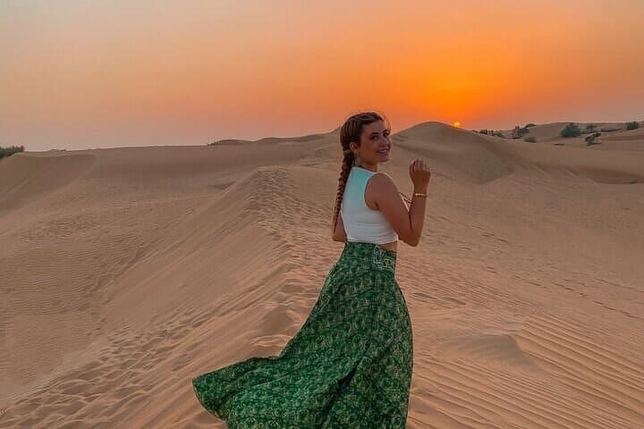 Sunrise or Sunset Desert Safari in Qatar: 4x4 Dune Bashing, Sandboarding & Camel Ride photo 1