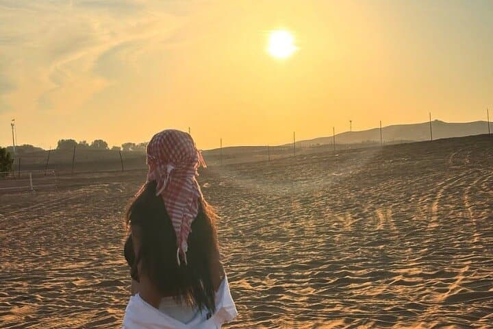 VIP Evening Desert Safari in Dubai: Red Dunes Sunset, Dune Bashing & BBQ photo 6