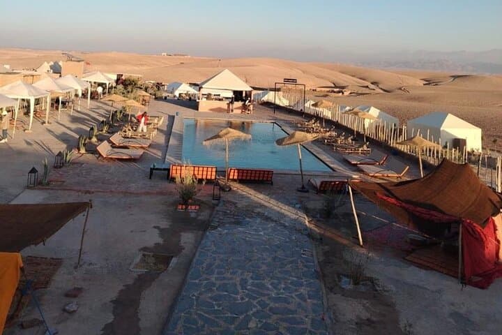 Agafay Desert Sunset Camel Ride, Dinner & Fire Show from Marrakech photo 2