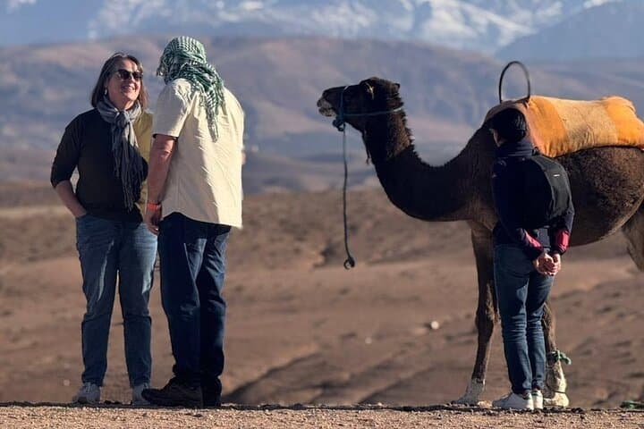 Agafay Desert Sunset Camel Ride, Dinner & Fire Show from Marrakech photo 3
