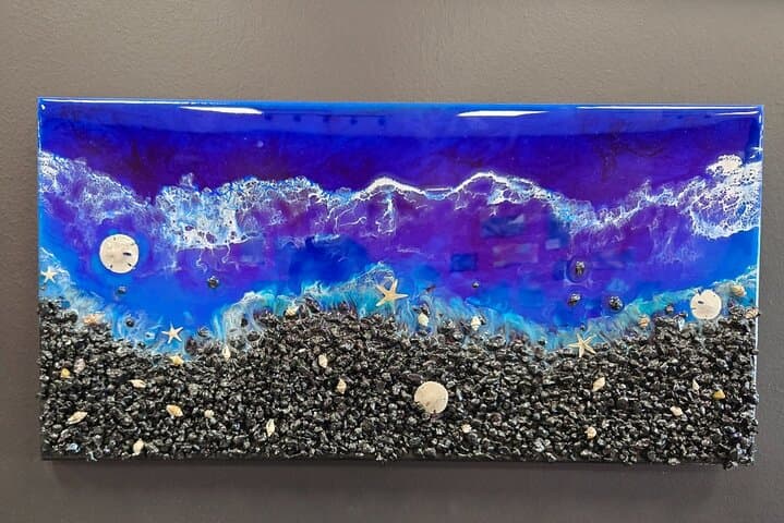 Houston Resin Beach Scene Class: Instructor-Led Coastal Resin Workshop photo 2