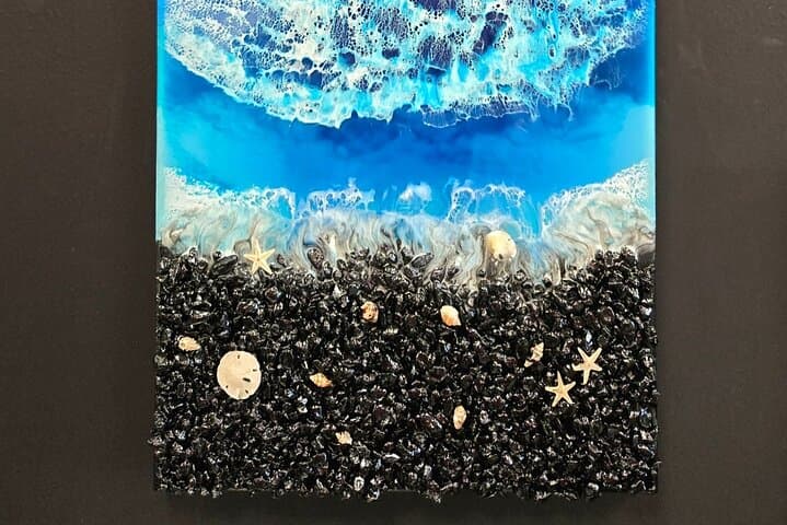 Houston Resin Beach Scene Class: Instructor-Led Coastal Resin Workshop photo 3